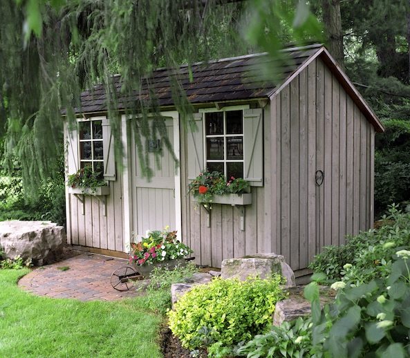 Gray shed